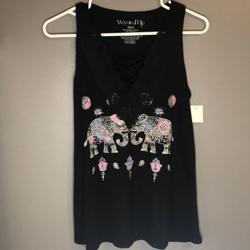 🐘NWT Elephant Bohemian Tank🐘